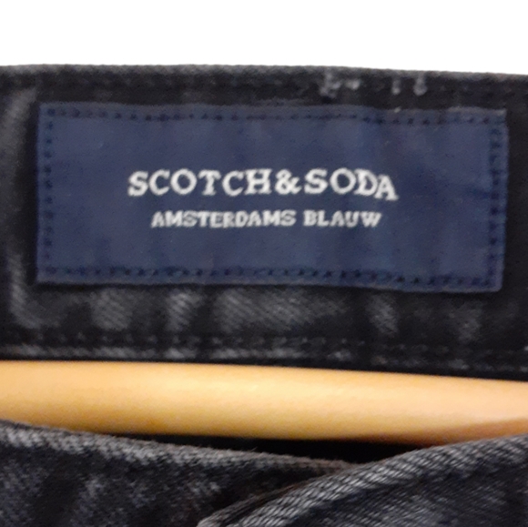 Scotch & Soda Men's Ralston Jeans Regular Slim Fit Black Wash Size W31 L32 - Picture 10 of 11